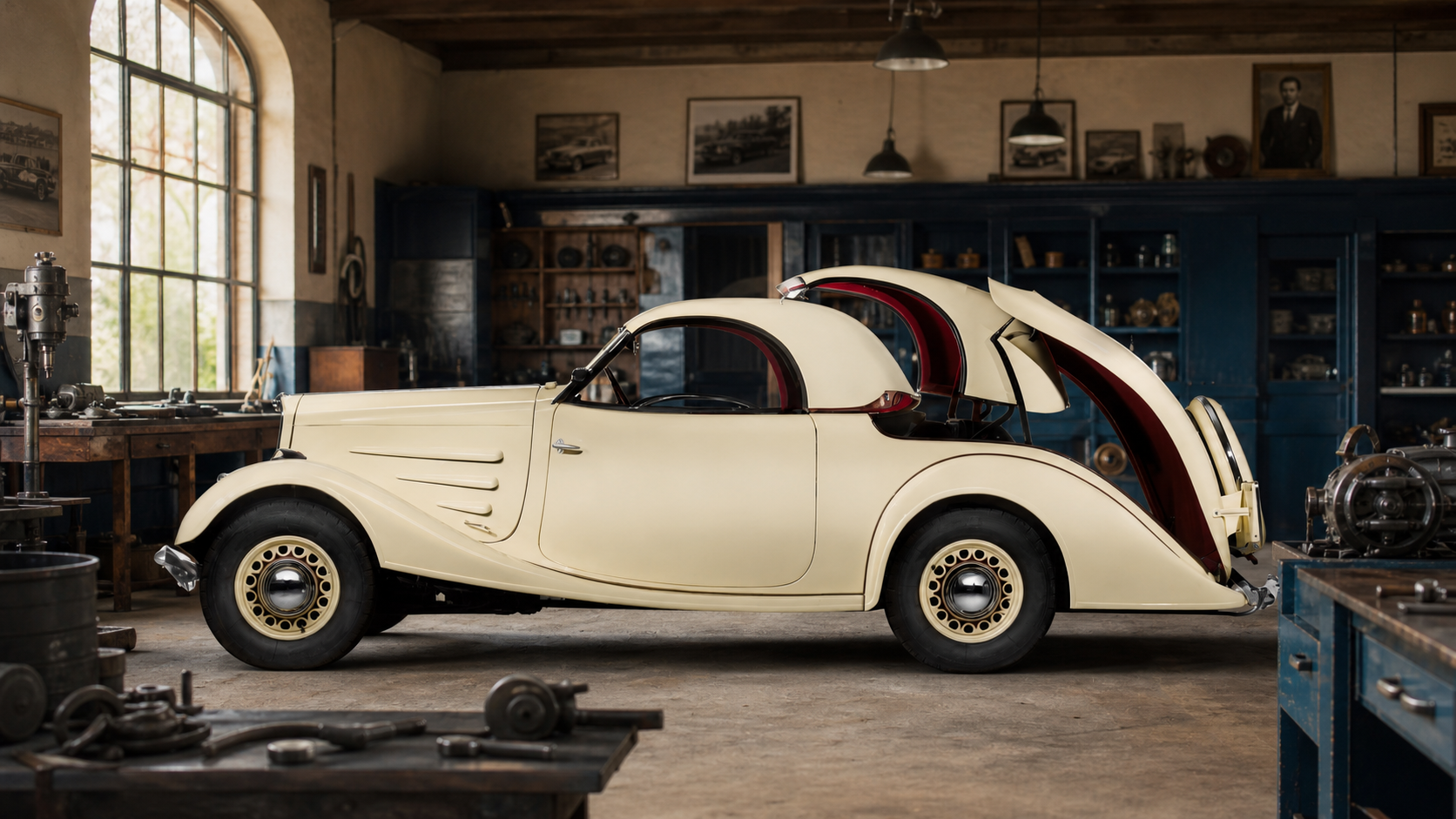 Peugeot 401 Éclipse : quand Peugeot inventait déjà le coupé-cabriolet